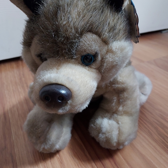 RBI Ron Banafato Wuffy The Howling Wolf Puppet Plush Stuffed Animal Sound Box - Picture 2 of 9